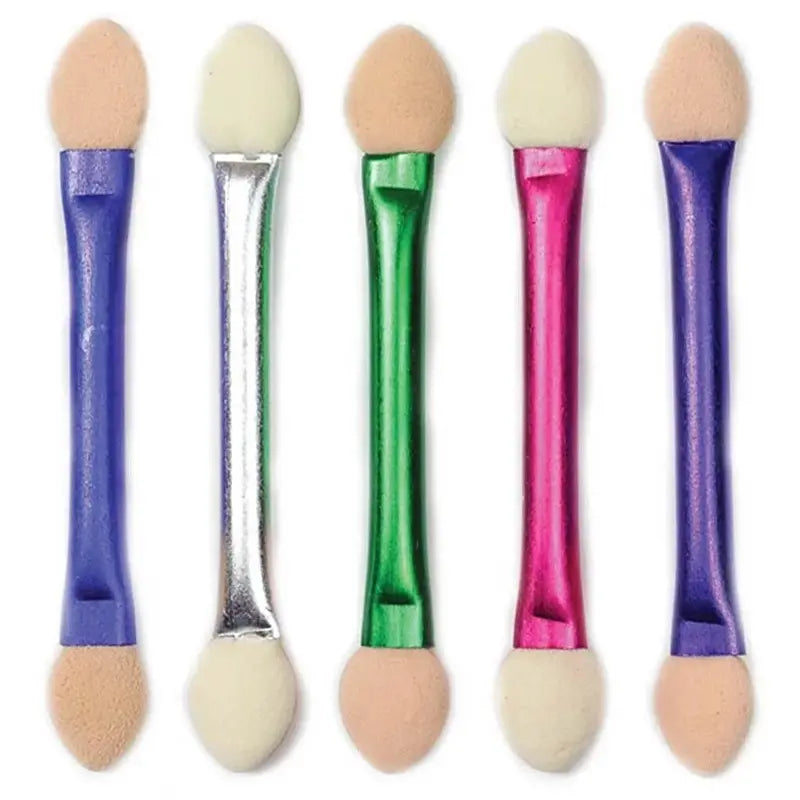 Nascita Colorful Eyeshadow Applicator Set for Precise Makeup 5-Pack by Beauty Care Bag