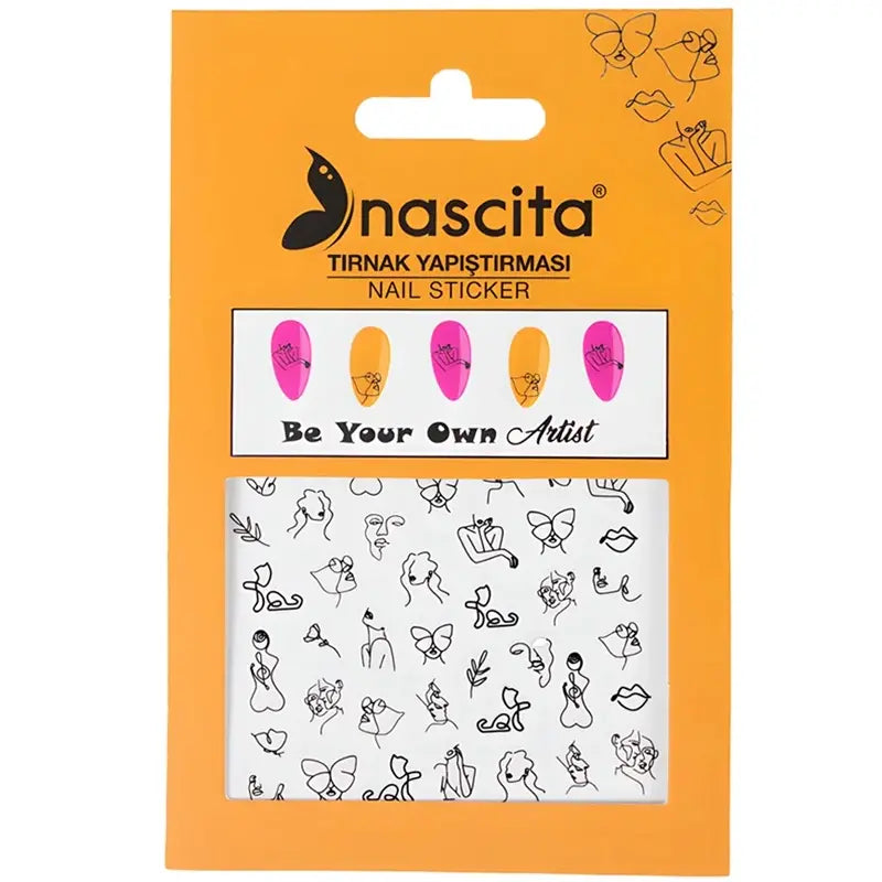 Nascita Nail Art Sticker No: 02 - Easy Nail Styling by Beauty Care Bag