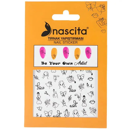 Nascita Nail Art Sticker No: 02 - Easy Nail Styling by Beauty Care Bag