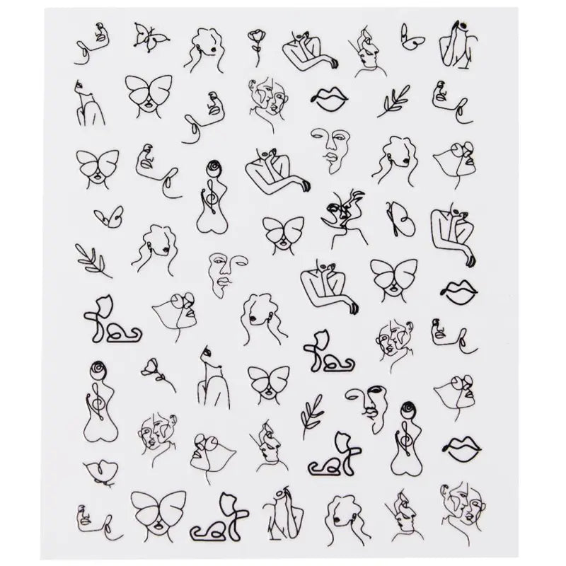 Nascita Nail Art Sticker No: 02 - Easy Nail Styling by Beauty Care Bag