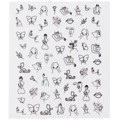 Nascita Nail Art Sticker No: 02 - Easy Nail Styling by Beauty Care Bag