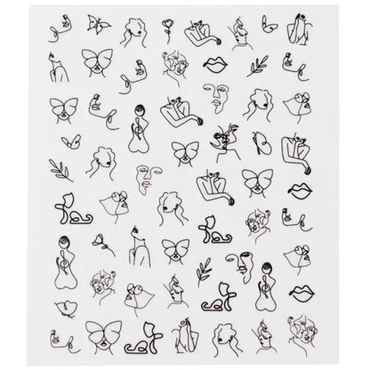 Nascita Nail Art Sticker No: 02 - Easy Nail Styling by Beauty Care Bag