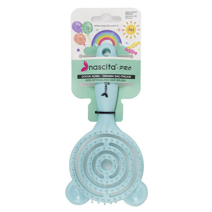 Nascita 3D Kids Detangling Hair Brush Turquoise by Beauty Care Bag