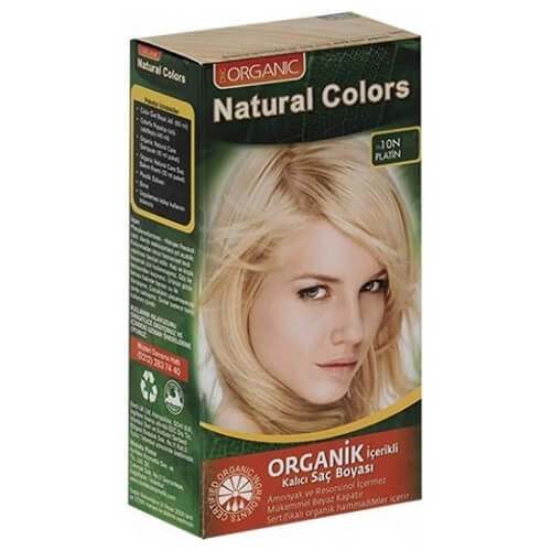 Natural Colors Organic Hair Dye 10N Platinum 135ml by Beauty Care Bag