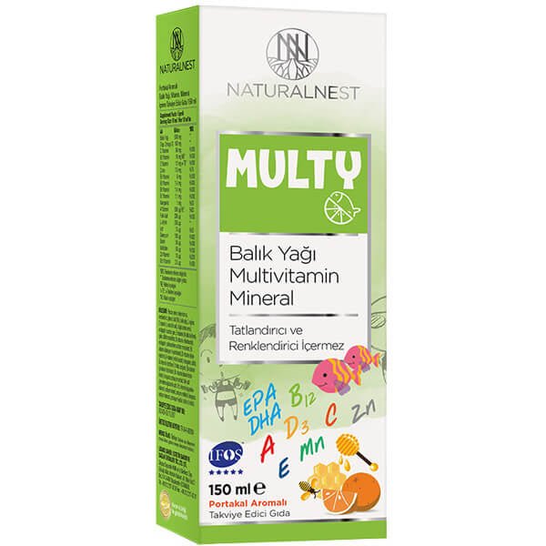 Naturalnest Multy Multivitamin Syrup for Daily Support 150mlSupplementsTorqelo.com