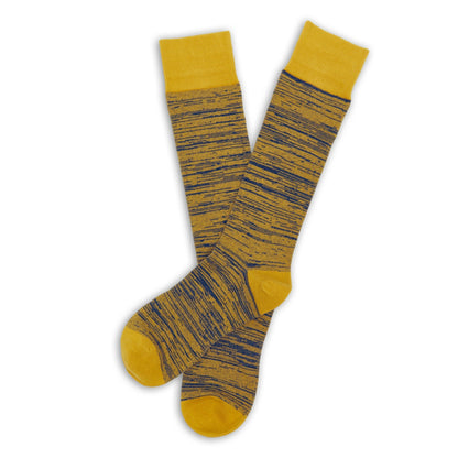 Navy / Gold Marl Dress SocksTeam ColorwaysTorqelo.com