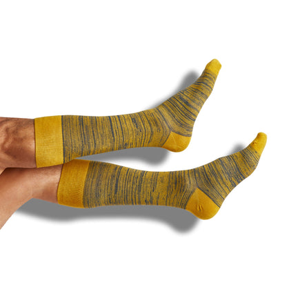 Navy / Gold Marl Dress SocksTeam ColorwaysTorqelo.com
