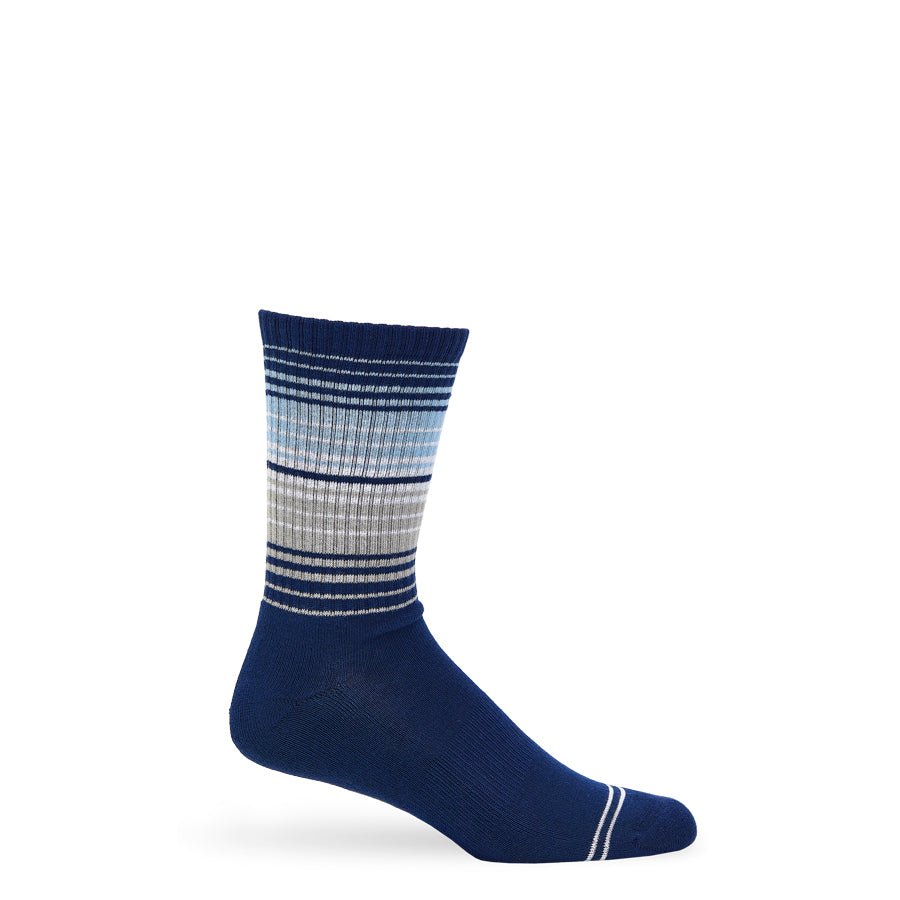 Navy Ombre Stripe Casual CrewTeam ColorwaysTorqelo.com
