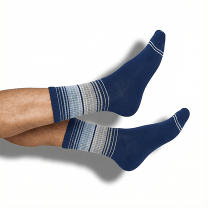 Navy Ombre Stripe Casual CrewTeam ColorwaysTorqelo.com
