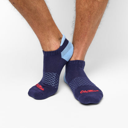 Navy/Powder ' Ole Miss ' Ankle SocksAnkle SocksTorqelo.com