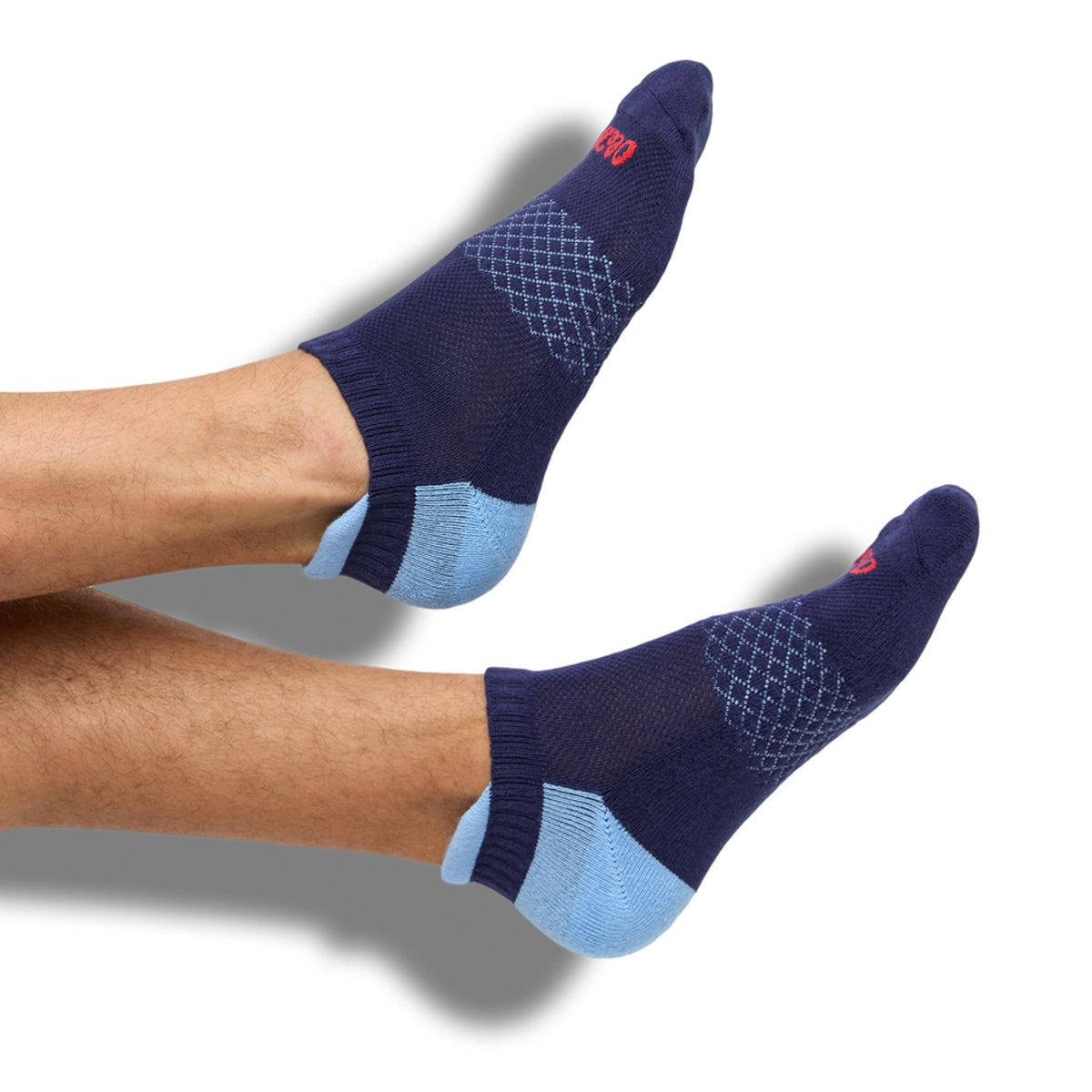 Navy/Powder ' Ole Miss ' Ankle SocksAnkle SocksTorqelo.com