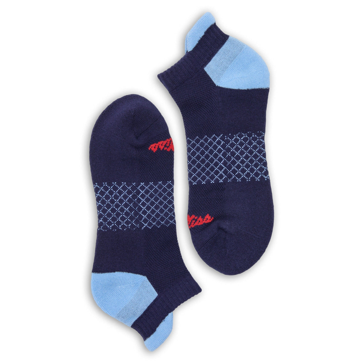 Navy/Powder ' Ole Miss ' Ankle SocksAnkle SocksTorqelo.com
