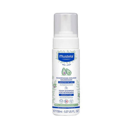 Mustela Baby Foam Shampoo for Newborns - Gentle, Tear-Free, 5.07 fl oz by Beauty Care Bag