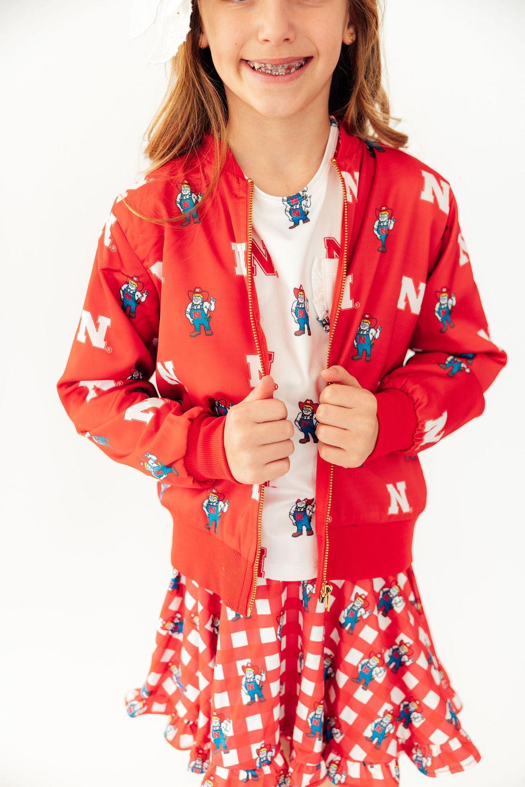 Nebraska Red Herbie Husker Satin JacketSatin JacketTorqelo.com