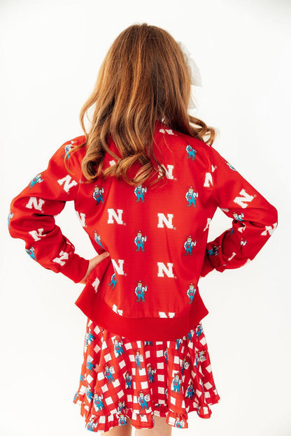 Nebraska Red Herbie Husker Satin JacketSatin JacketTorqelo.com