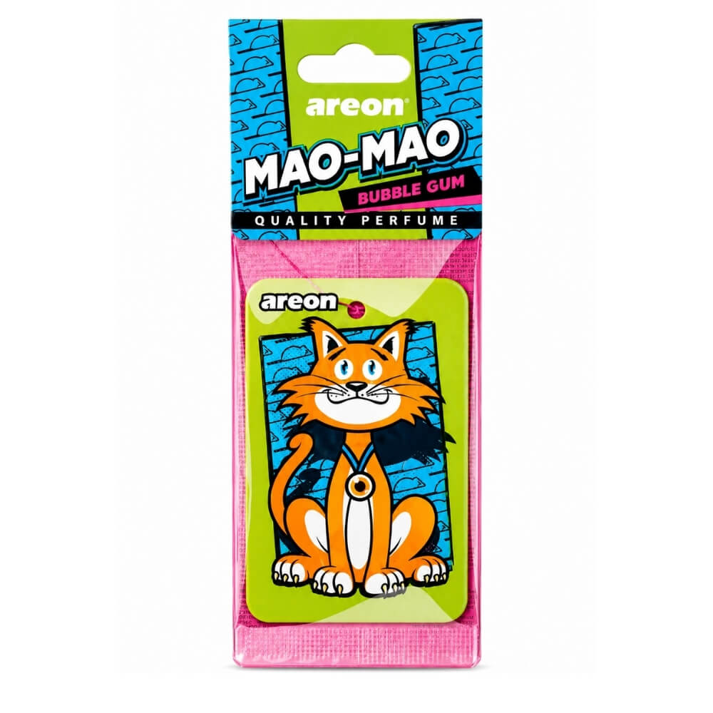 Areon Fresh X Mao Mao Bubble Gum Car Air Freshener by Beauty Care Bag
