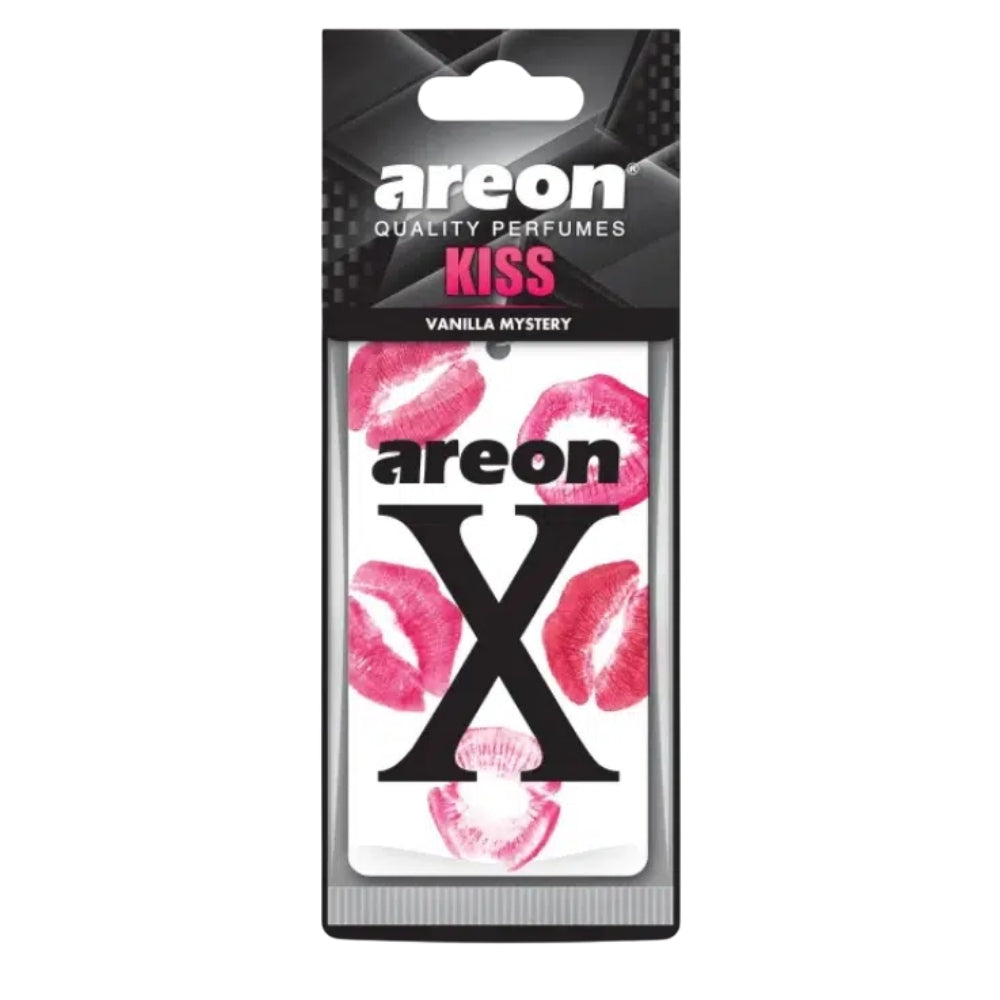 Areon X Kiss Vanilla Mystery Car Air Freshener, Long-Lasting Scent by Beauty Care Bag