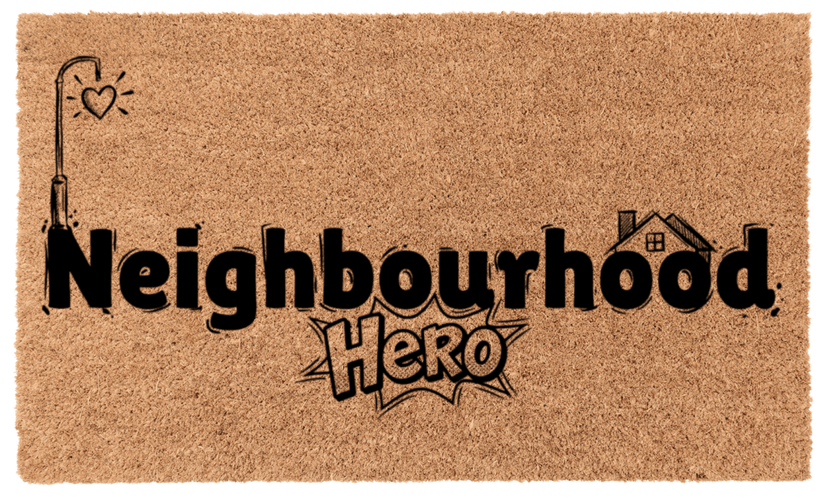 Neighbourhood Hero Coir MatTorqelo.com