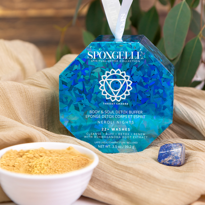 Neroli Nights | Spiritual Detox (Lapis Lazuli)Body Wash Infused BufferTorqelo.com