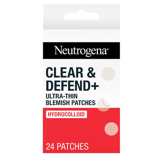 Neutrogena Clear & Defend Ultra Thin Blemish Patches - 24 Count by Beauty Care Bag