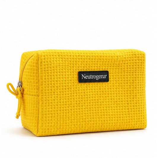 Neutrogena Yellow Makeup Bag Promotional Travel Pouch by Beauty Care Bag