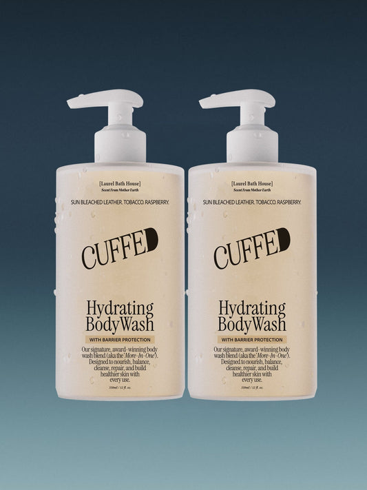 *NEW LIGHTER SCENTED Cuffed | 2 PACK ONLYBody WashTorqelo.com