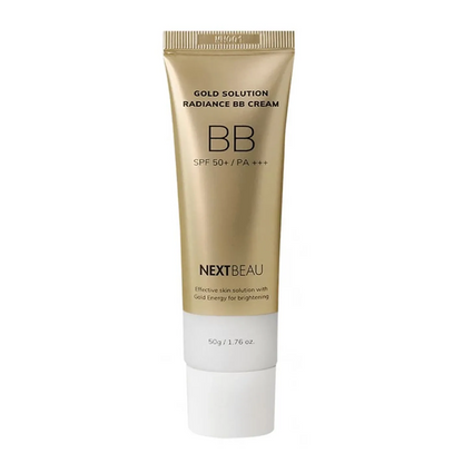 Next Beau Gold Solution Radiance BB Cream in Light Beige 50 ml by Beauty Care Bag