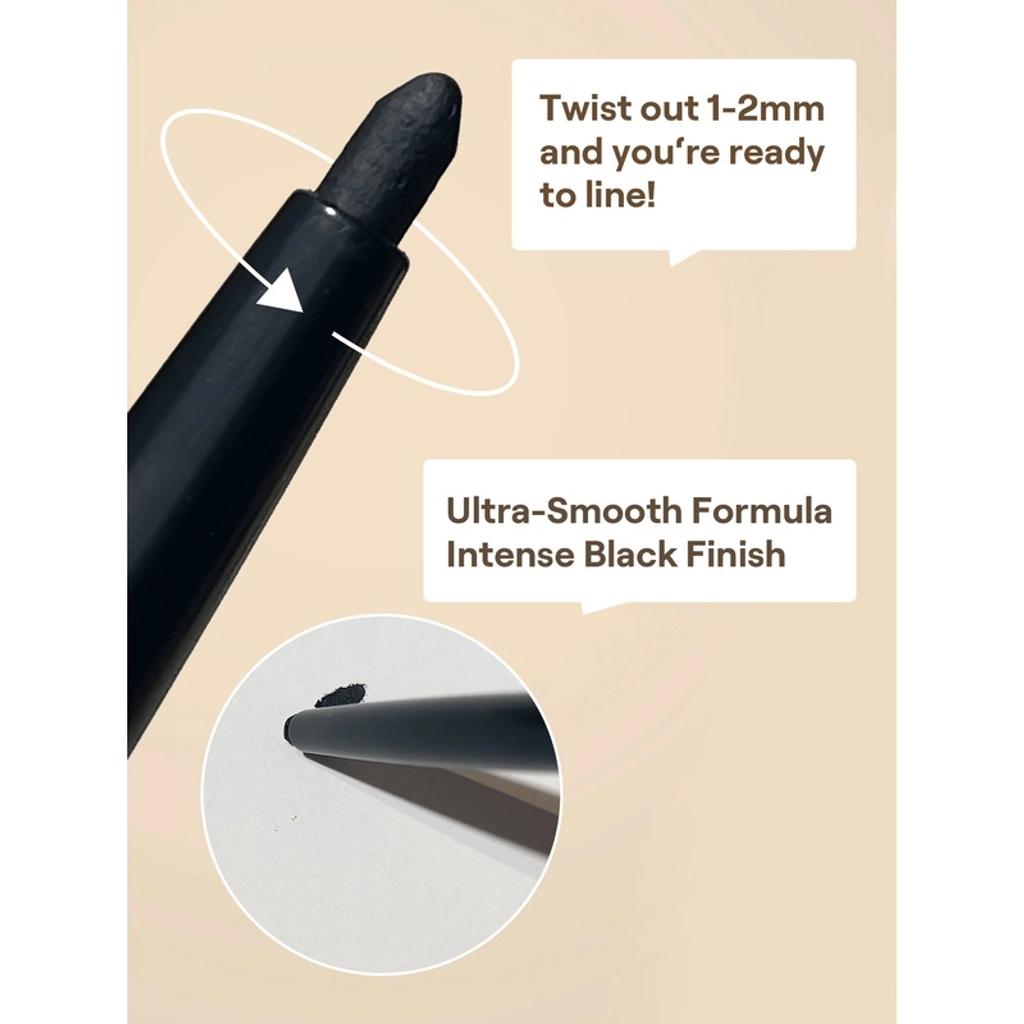 Sheglam On-Line Creamy Eyeliner Black for Bold Definition by Beauty Care Bag