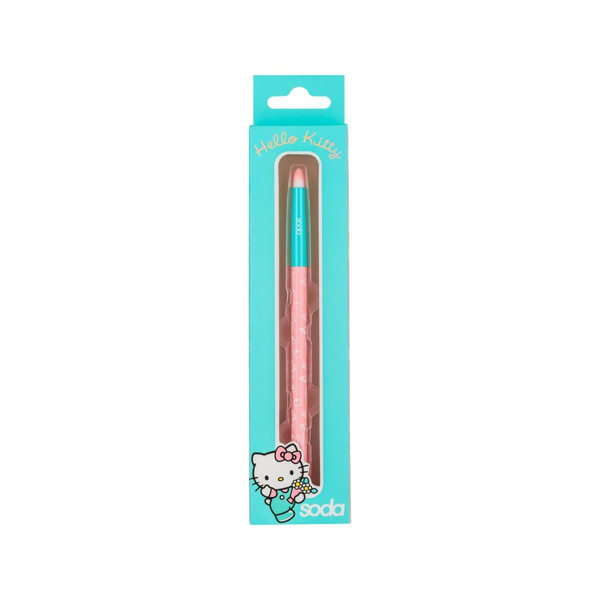 Soda Hello Kitty Manual Toothbrush for Kids - Fun Character Design, Simple Oral Care by Beauty Care Bag
