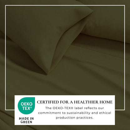 Cotton Solid Flannel Sheet - Nordic Collection by Great Bay Home