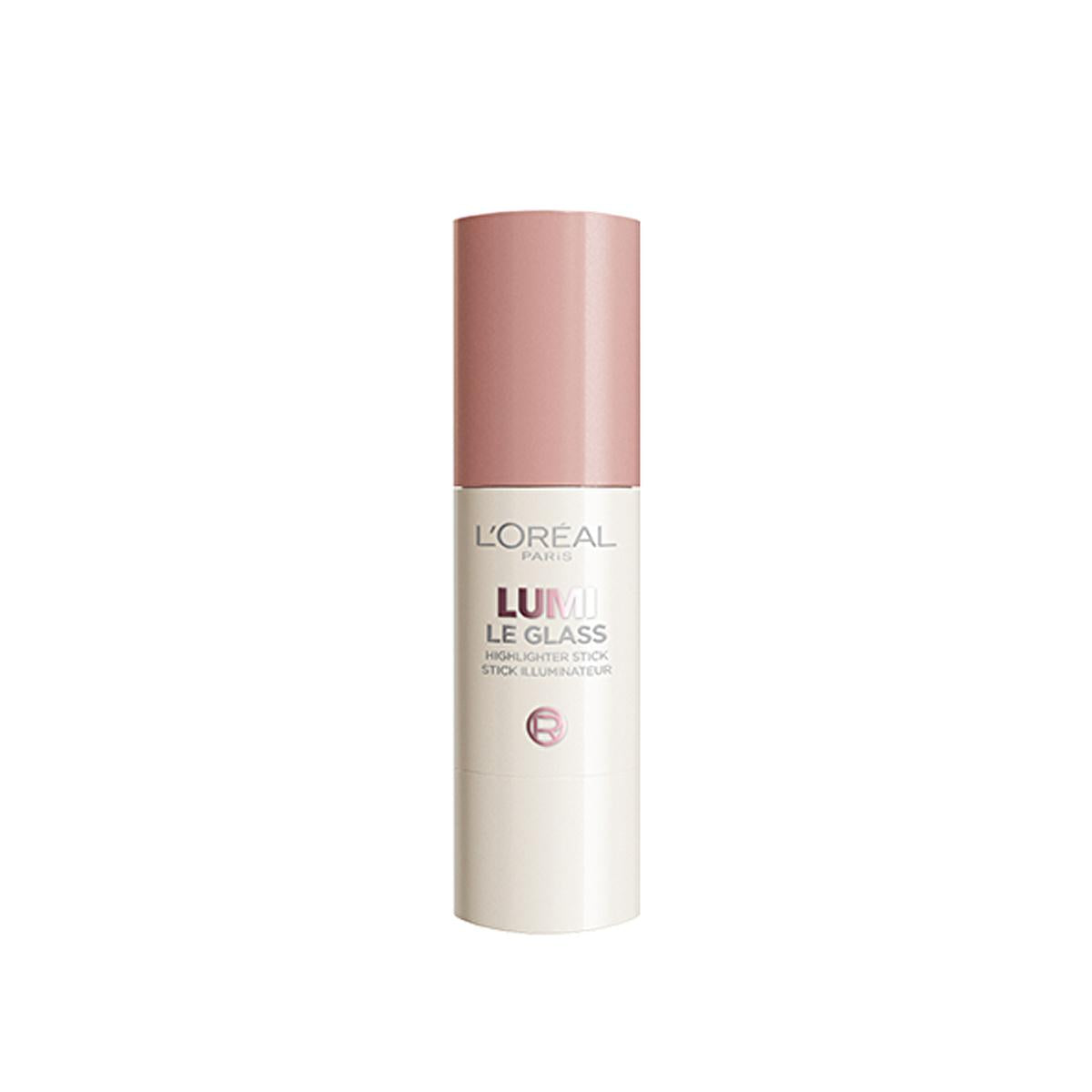 L'Oreal Paris Lumi Glassy Pink Ballet Stick Highlighter: Achieve a Radiant, Dewy, Wet-Look Glow for All Skin Types by Beauty Care Bag