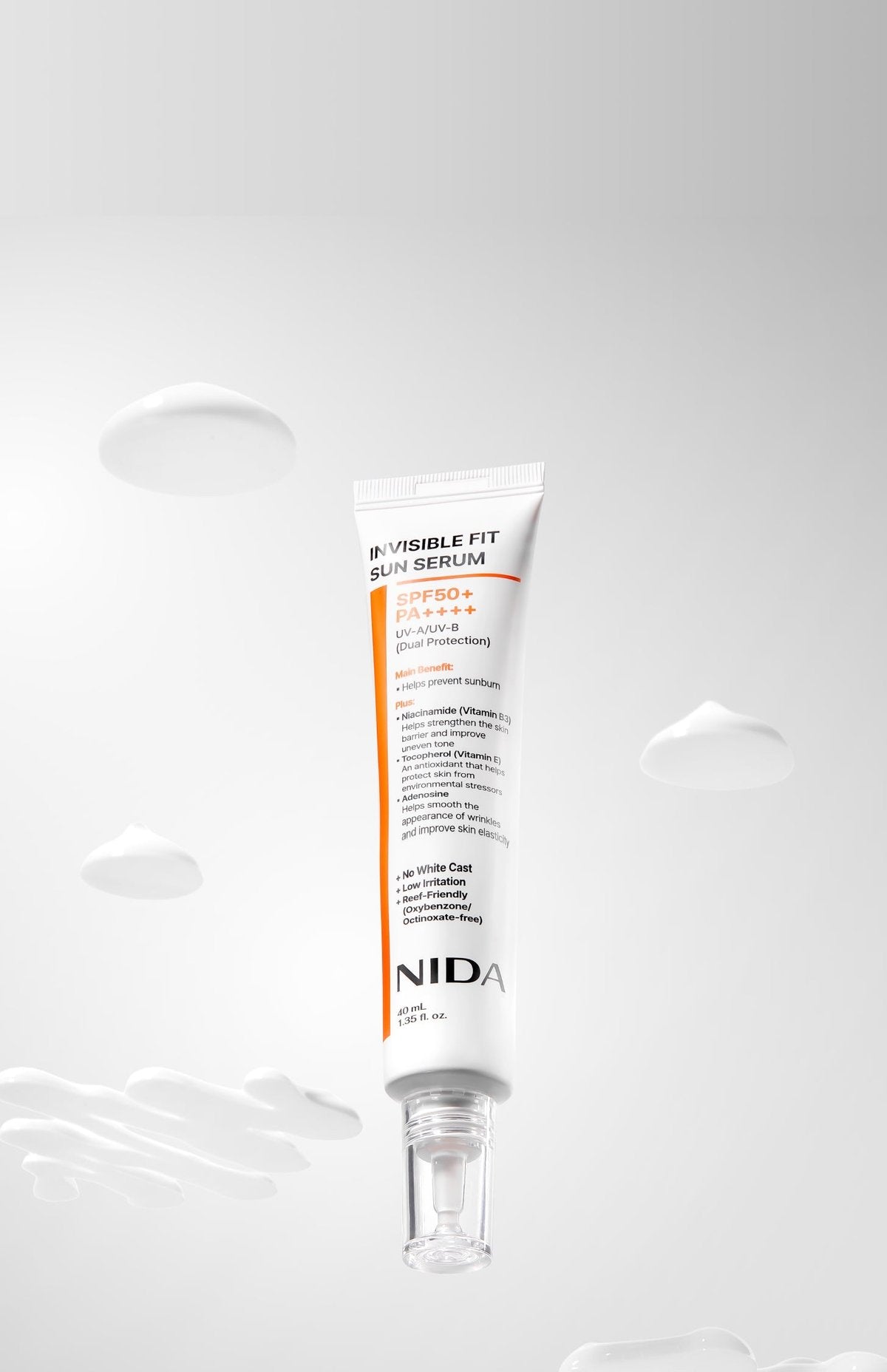 NIDA Invisible Fit Sun Serum 40ml by Seoulia