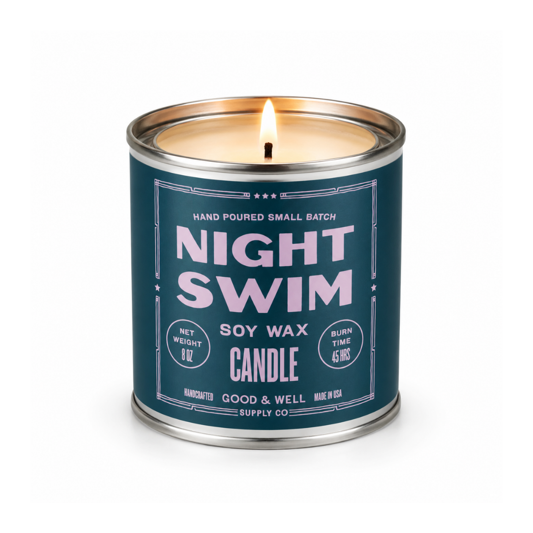 Night Swim Soy Candle by Good & Well Supply Co.