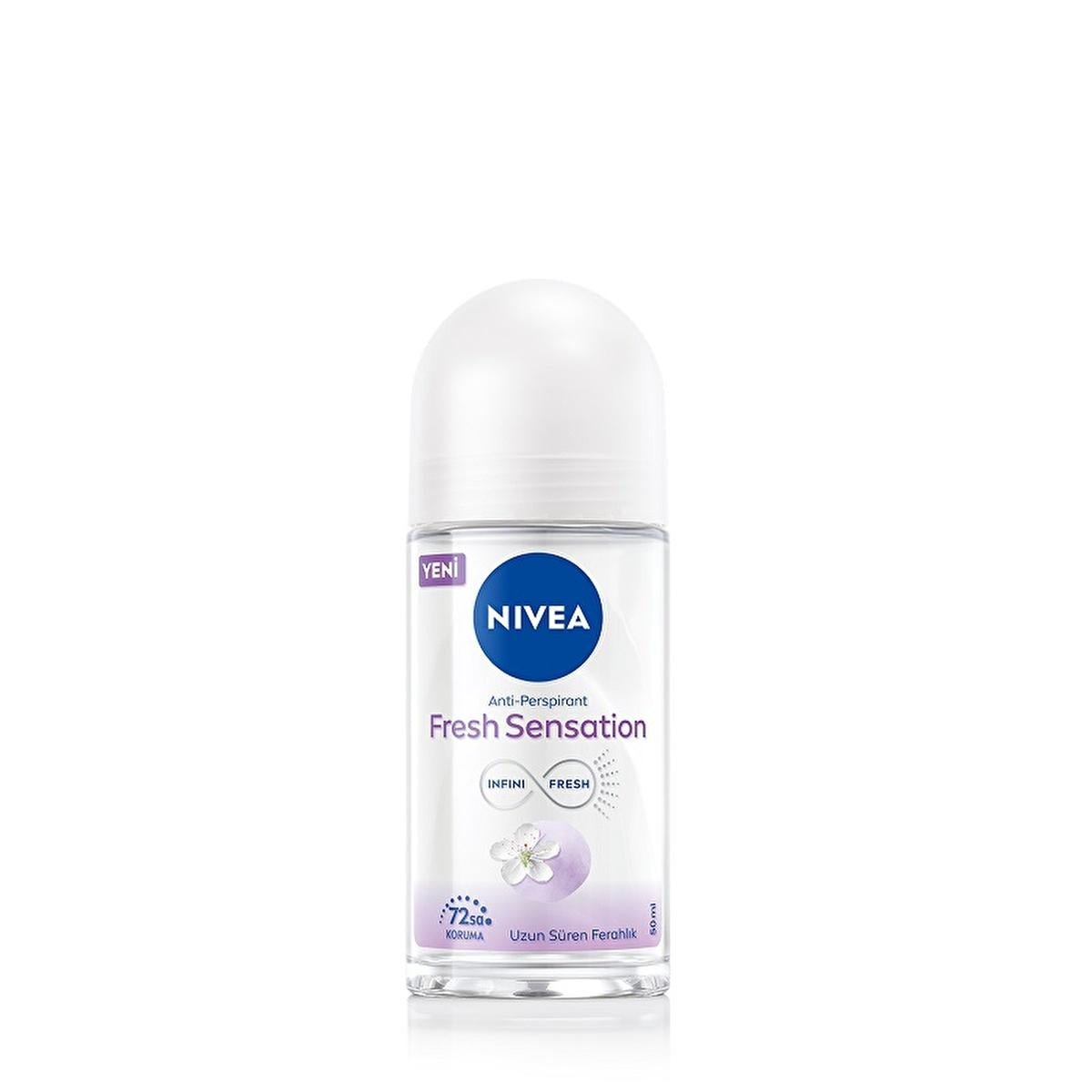NIVEA Fresh Sensation Deodorant Roll-On for Women - 72-Hour Anti-Perspirant Protection, Long-Lasting FreshnessDeodorantTorqelo.com