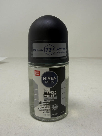 Nivea Men Invisible Deodorant Roll-On - Black & White Protection | 1.69 fl ozDeodorantTorqelo.com