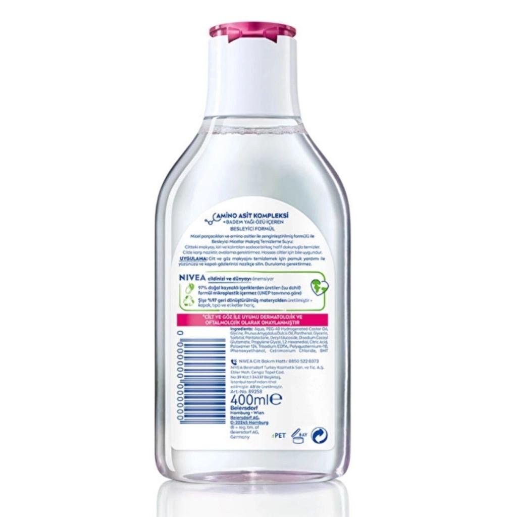 Nivea Micellar Nourishing Makeup Remover Water 400 mlSkincareTorqelo.com