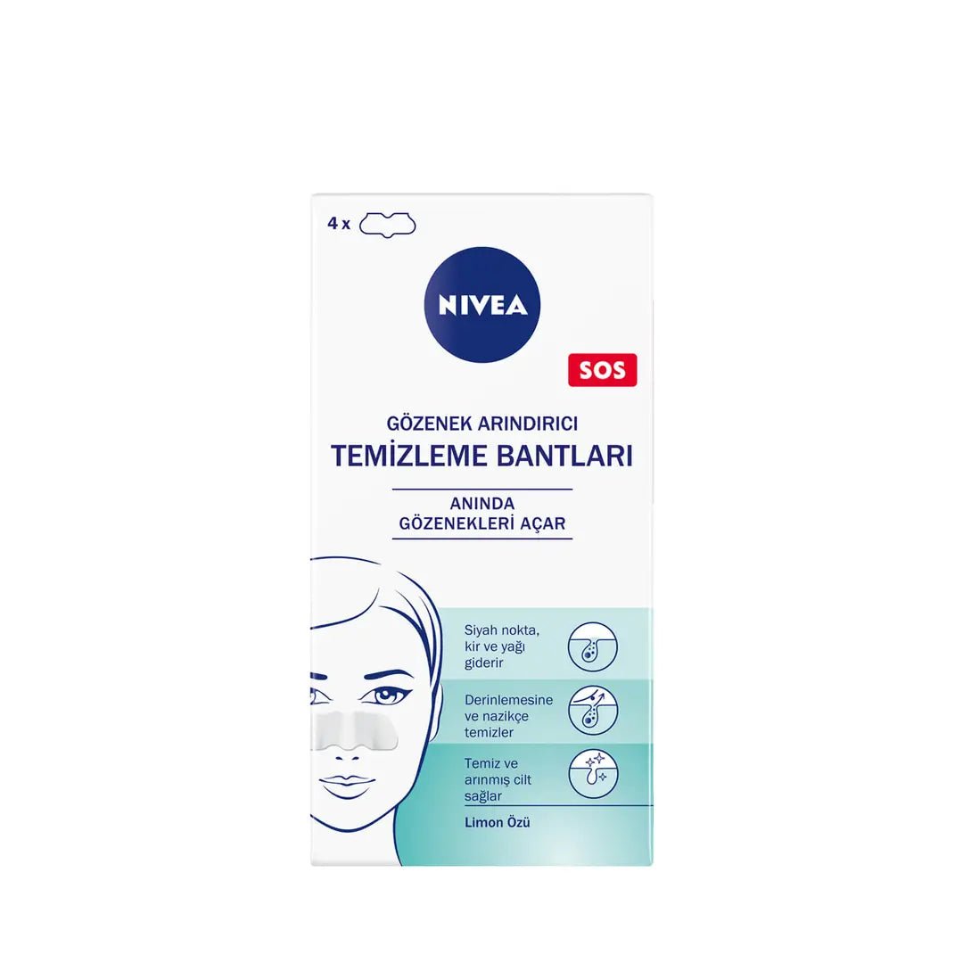 Nivea T-Zone Clear-Up Strips for Refining Pores 4-PackSkincareTorqelo.com