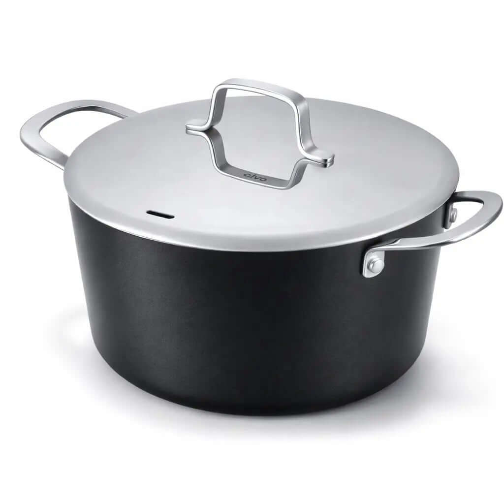 Ceramic Nonstick Stock Pot with Lid, 4.5-Qt by Alva Cookware