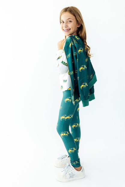 North Dakota State University Green Bison LeggingsLeggingsTorqelo.com