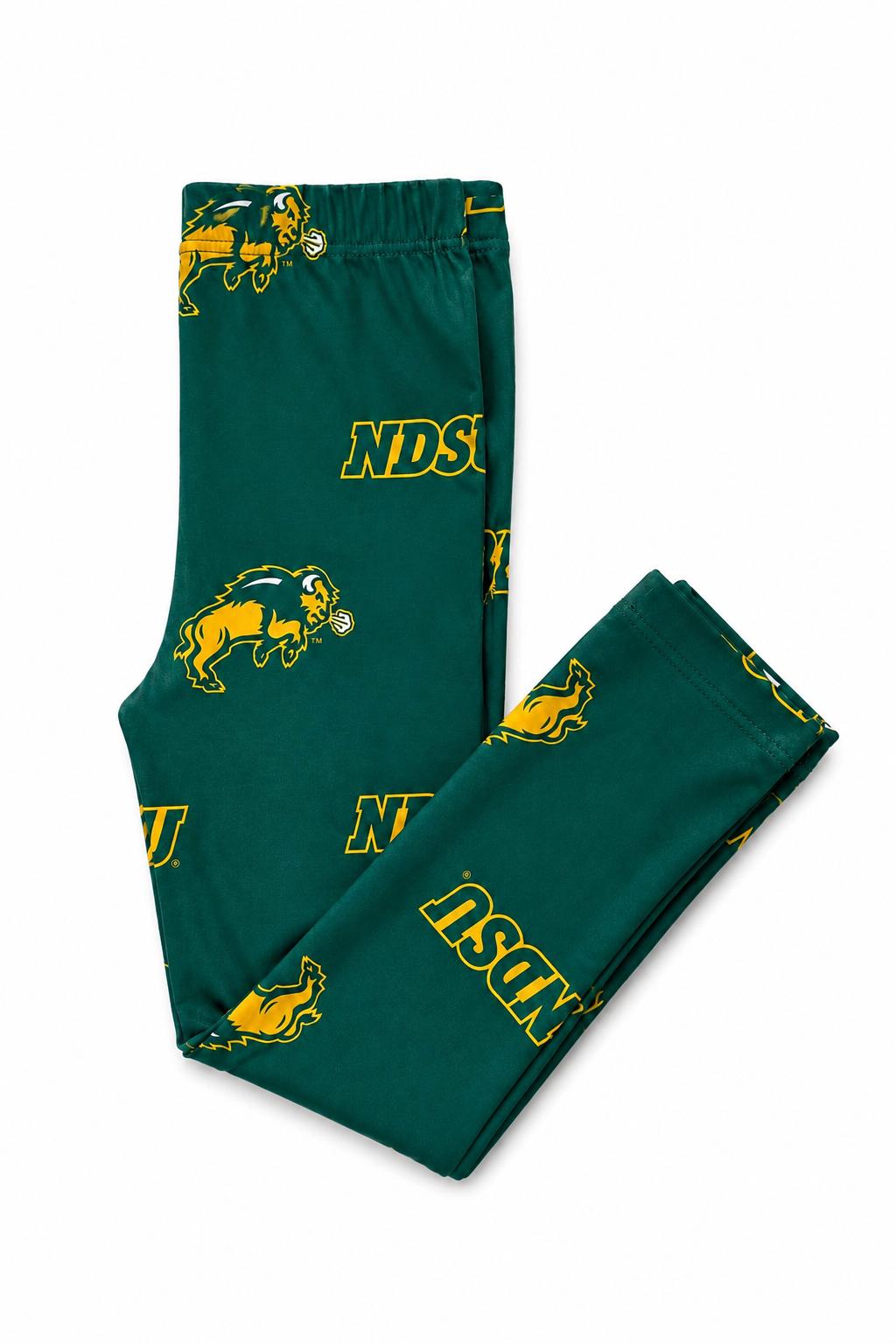 North Dakota State University Green Bison LeggingsLeggingsTorqelo.com