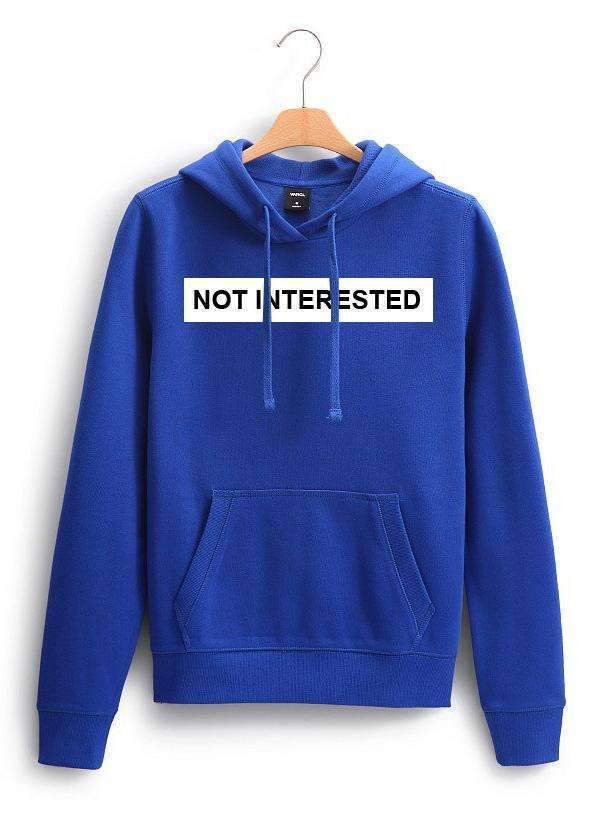 NOT INTERESTED WOMEN HOODIE by Scorpius