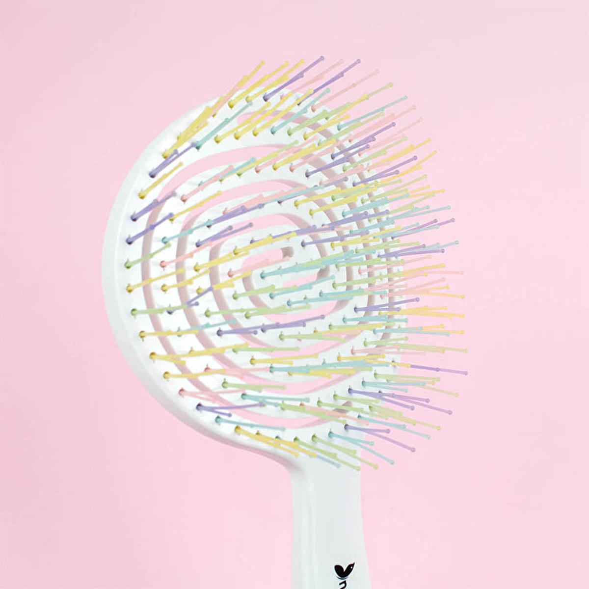 Nascita Pro Hair Brush - GemTips Detangling Brush for Wet & Dry Hair, Anti-Static, Gentle on Scalp by Beauty Care Bag