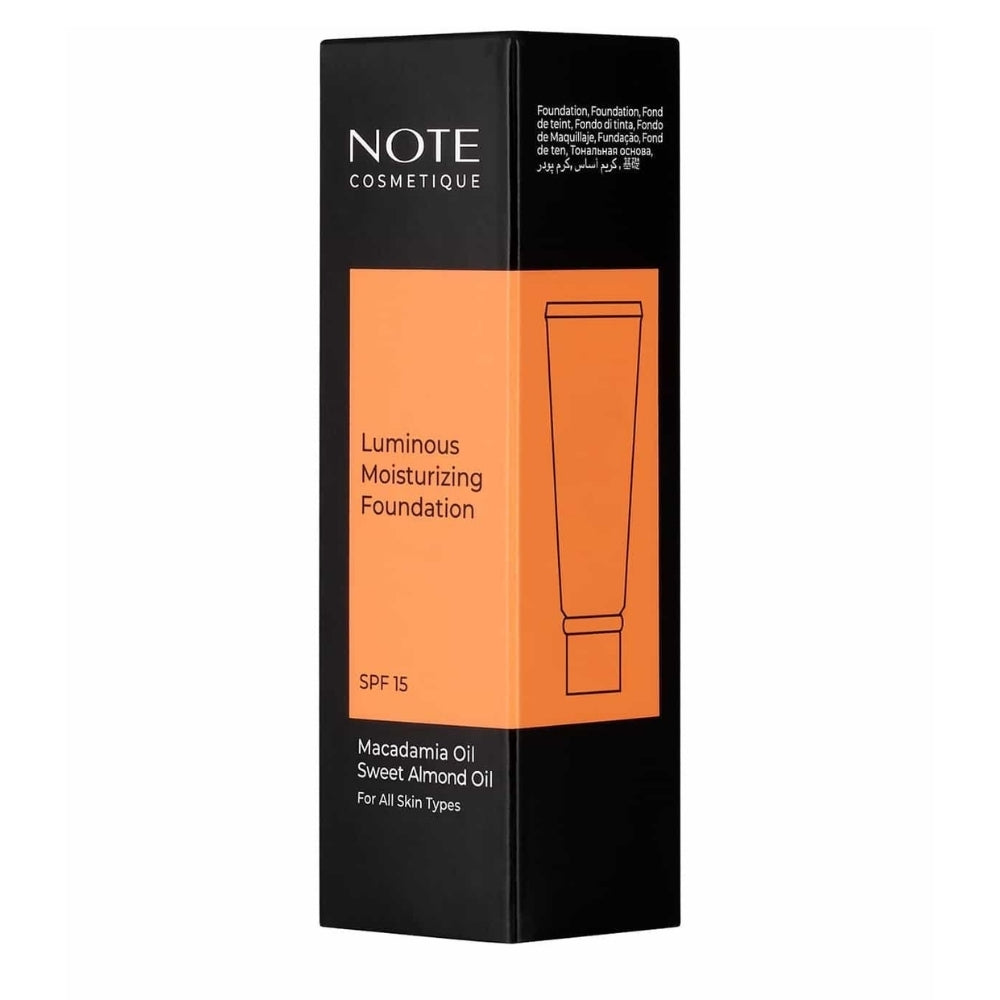 Note Luminous Moisturizing Foundation for Glow, Shade 001 by Beauty Care Bag