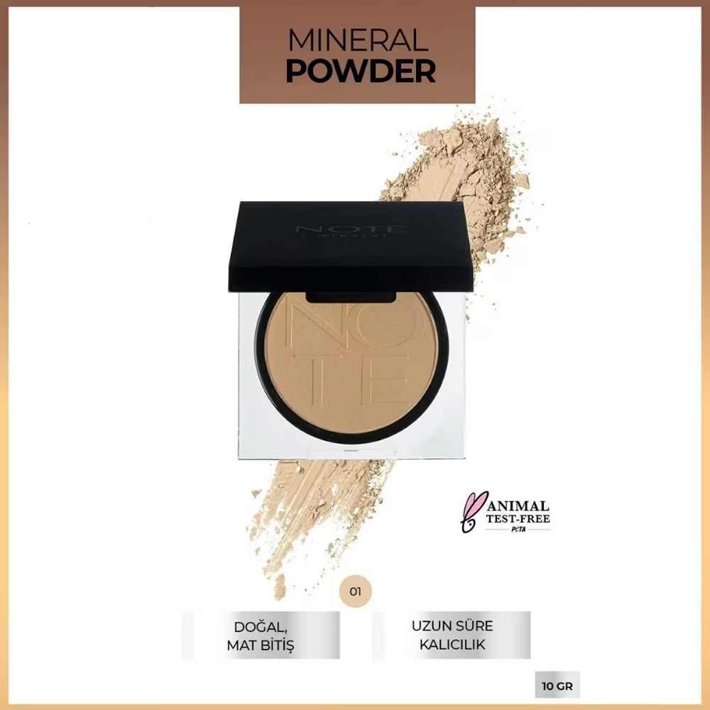 Note Mineral Powder 01 Setting & Smoothing Powder by Beauty Care Bag