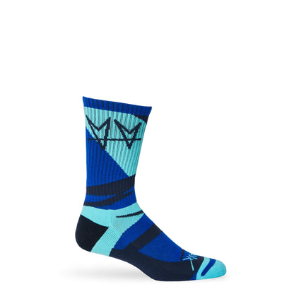Not.Travis Collab - Geometric BlueSock CollabsTorqelo.com