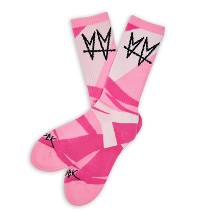 Not.Travis Collab - Geometric PinkSock CollabsTorqelo.com