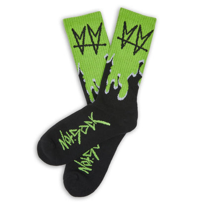 Not.Travis Collab - Green DripSock CollabsTorqelo.com