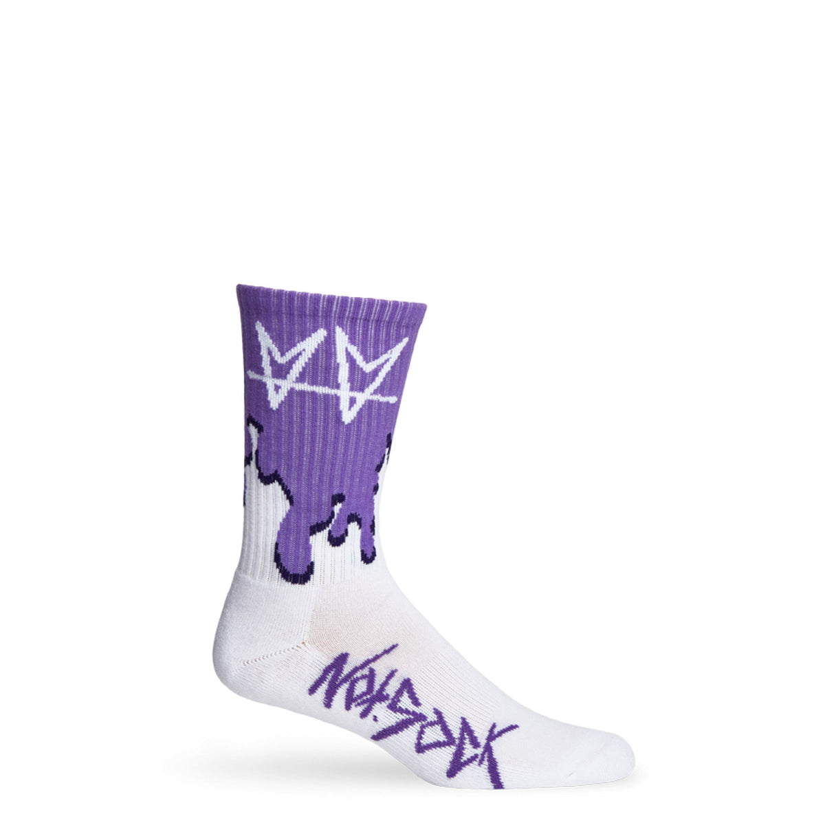 Not.Travis Collab - Purple DripSock CollabsTorqelo.com