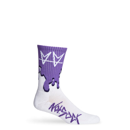 Not.Travis Collab - Purple DripSock CollabsTorqelo.com