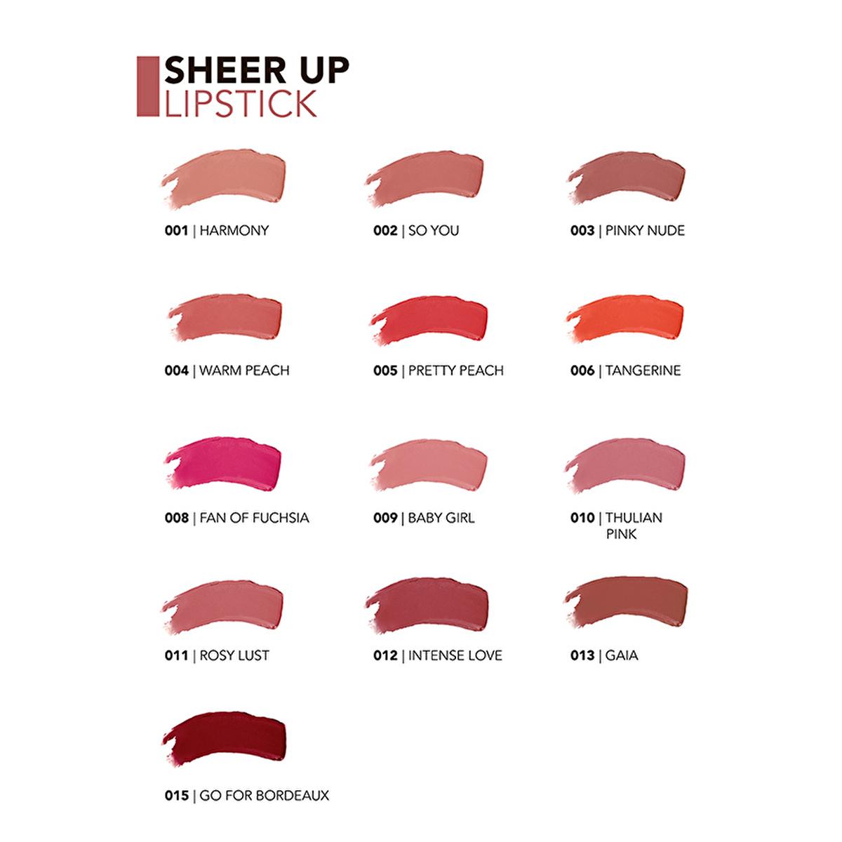 Flormar Sheer Up Moisturizing Lipstick - Pinky Nude: Natural Color, Glossy Finish, Hydrating Lip Color by Beauty Care Bag